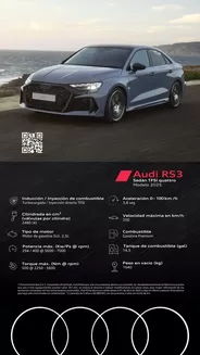 Catálogo Audi en Alcalá | Audi RS 3 Sportback | 2025-08-14T00:00:00.000Z - 2026-08-14T00:00:00.000Z