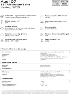 Catálogo Audi en Alcalá | Audi Q7 S line | 2025-08-21T00:00:00.000Z - 2026-08-21T00:00:00.000Z