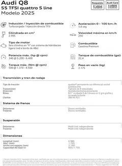 Catálogo Audi en Alcalá | Audi Q8 S line | 2025-08-28T00:00:00.000Z - 2026-08-28T00:00:00.000Z