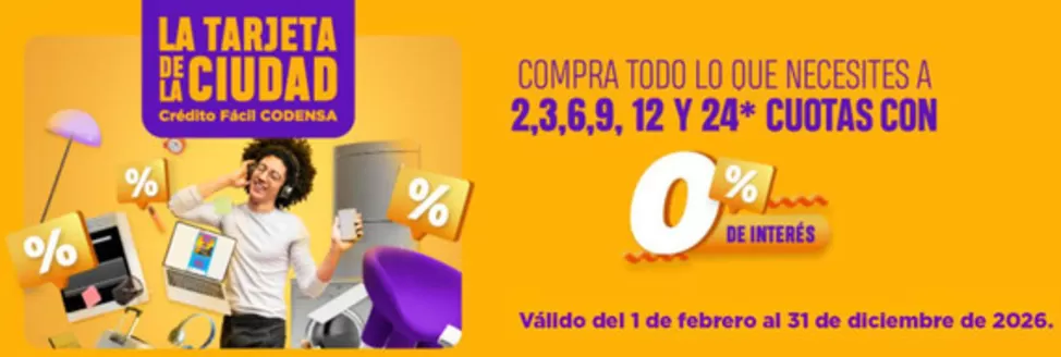Catálogo Crédito Fácil Codensa | Compra todo lo que necesitas 2,3,..24* cuotas con 0% de Interes | 2026-02-24T00:00:00.000Z - 2026-12-31T00:00:00.000Z