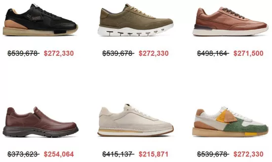 Catálogo Clarks | Precio Especial | 2026-03-09T00:00:00.000Z - 2026-06-30T00:00:00.000Z