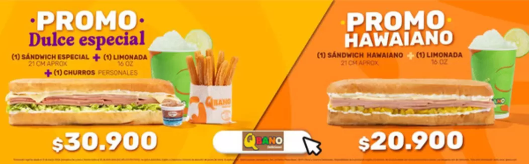 Catálogo Sandwich Qbano | Promo | 2026-03-13T00:00:00.000Z - 2026-04-30T00:00:00.000Z