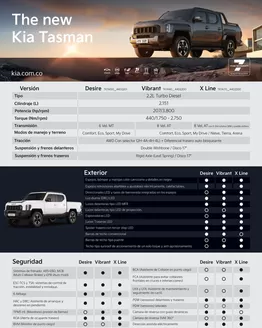 Catálogo Almotores | Ficha Técnica The Kia Tasman | 2026-03-24T00:00:00.000Z - 2026-12-31T00:00:00.000Z