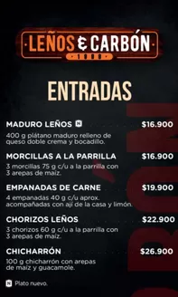 Catálogo Leños & Carbón en Alcalá | Menu Sandwich | 2026-03-26T00:00:00.000Z - 2026-04-30T00:00:00.000Z