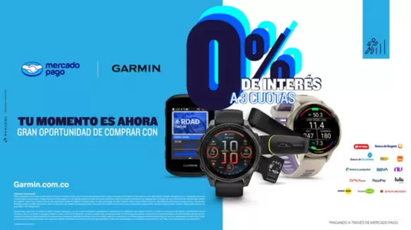Catálogo Garmin en Bello | 0% De interes a 3 cuotas | 2026-03-31T00:00:00.000Z - 2026-04-30T00:00:00.000Z