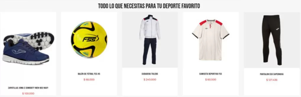 Catálogo FSS en Bello | Todo lo que necesitas para tu deporte favorito | 2026-03-31T00:00:00.000Z - 2026-04-21T00:00:00.000Z