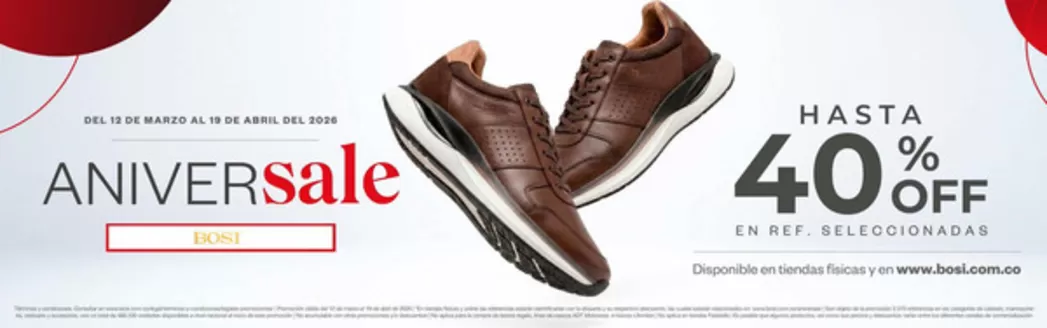 Catálogo Bosi | AniverSale Hasta 40% OFF | 2026-03-31T00:00:00.000Z - 2026-04-19T00:00:00.000Z