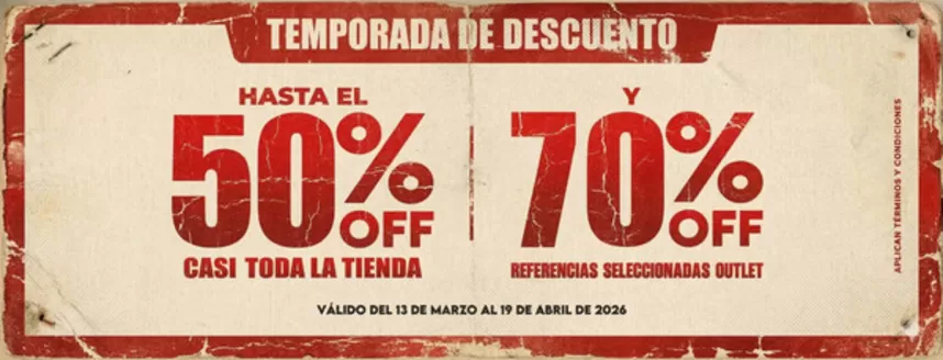 Catálogo Roott + Co en Bello | 50% OFF casi Todo la Tienda, 70% OFF en Ref. Selecc. Outlet | 2026-04-01T00:00:00.000Z - 2026-04-19T00:00:00.000Z