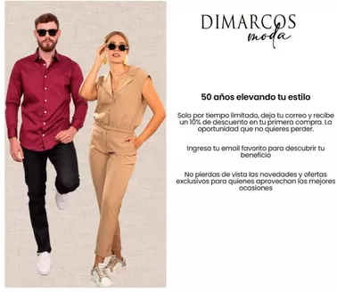 Catálogo Dimarcos | 10% de descuento en tu primera compra | 2026-04-01T00:00:00.000Z - 2026-04-30T00:00:00.000Z