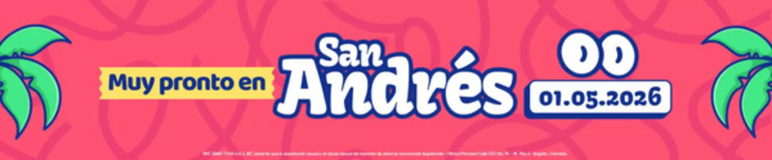 Catálogo On Vacation en Bello | San Muy pronto en San Andrés | 2026-04-08T00:00:00.000Z - 2026-05-01T00:00:00.000Z