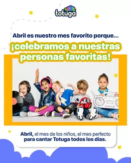 Catálogo La Totuga en Alcalá | Celebramos a nuestras personas favoritas Hasta 50% OFF | 2026-04-08T00:00:00.000Z - 2026-04-30T00:00:00.000Z