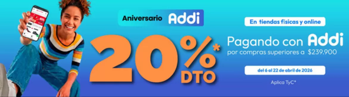 Catálogo Calzatodo | Anivesario Addi 20% DTO | 2026-04-09T00:00:00.000Z - 2026-04-22T00:00:00.000Z