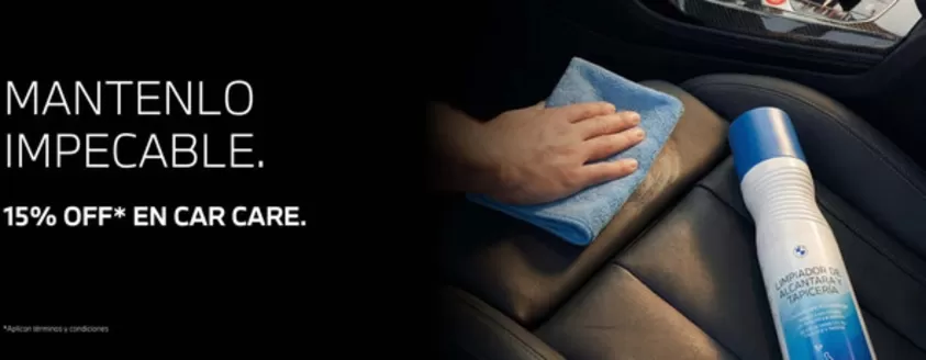 Catálogo BMW en Alcalá | 15% OFF en car care y plumillas originales | 2026-04-10T00:00:00.000Z - 2026-04-30T00:00:00.000Z
