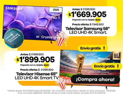 Catálogo Éxito en Alcalá | Ofertas Éxito | 2026-04-10T00:00:00.000Z - 2026-04-16T00:00:00.000Z