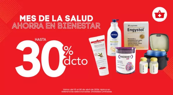 Catálogo Salud Market | Mes de la salud Hasta 30% OFF | 2026-04-14T00:00:00.000Z - 2026-04-30T00:00:00.000Z