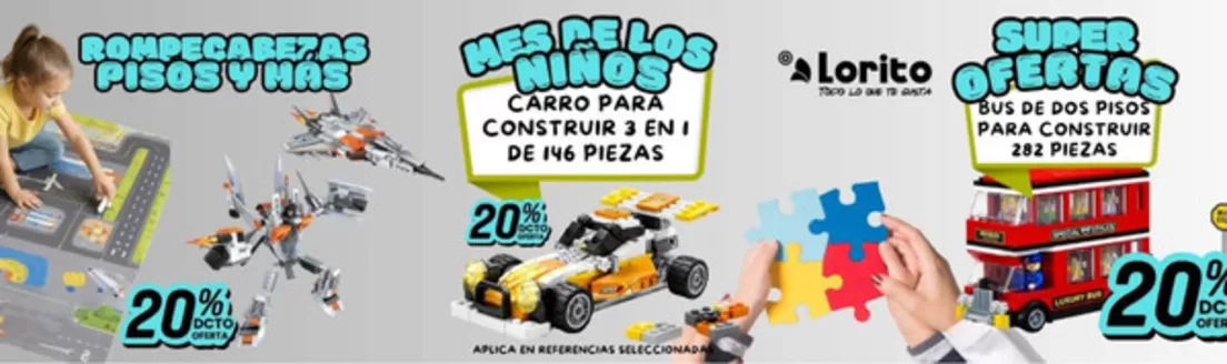 Catálogo Lorito en Alcalá | Super Ofertas 20% OFF | 2026-04-14T00:00:00.000Z - 2026-04-20T00:00:00.000Z