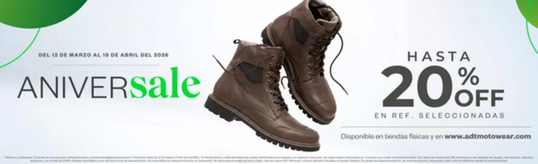 Catálogo Bosi | 20% OFF en ADT Motowear | 2026-04-15T00:00:00.000Z - 2026-04-19T00:00:00.000Z