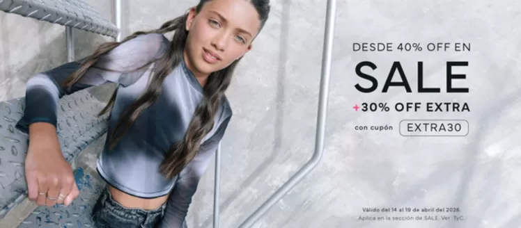 Catálogo Offcorss | Sale Desde 40% OFF y 30% OFF en tu match Favorito | 2026-04-15T00:00:00.000Z - 2026-04-19T00:00:00.000Z