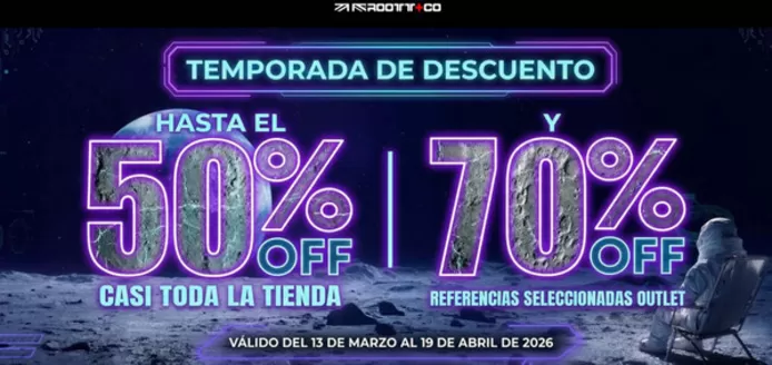 Catálogo Roott + Co | Hasta 50% OFF en toda la Tienda y 70% OFF en Refe. Selecci. Outlet | 2026-04-15T00:00:00.000Z - 2026-04-19T00:00:00.000Z